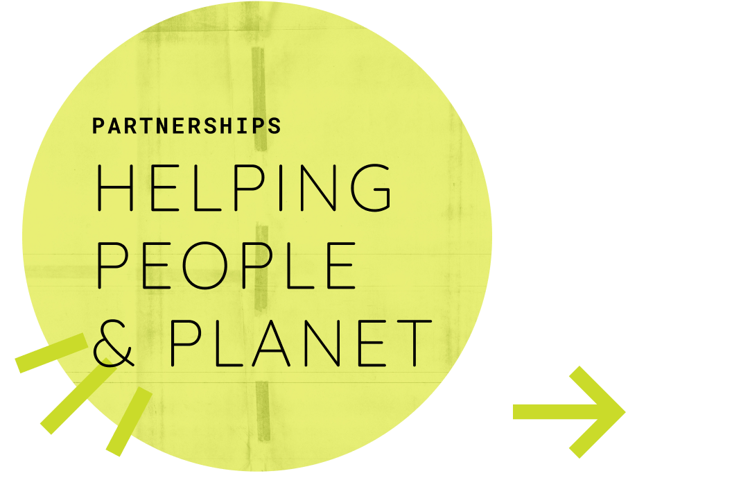 Partnerships: Helping people & planet